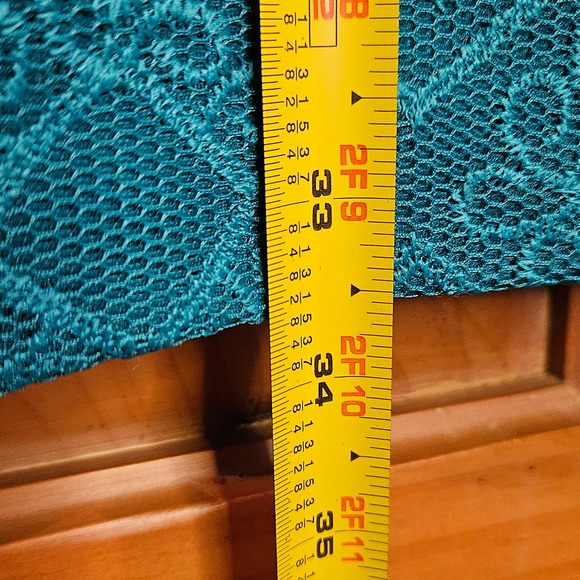 Cynthia Steffe Teal Geometric Sheath Dress With Embroidered Overlay Size‎ 2 - Picture 3 of 9